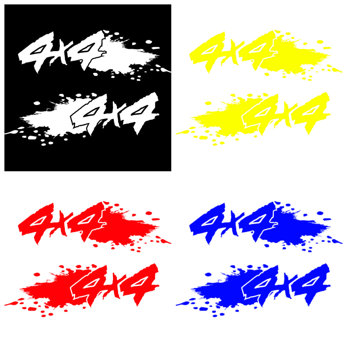 Outdoor Adventure Words - Jpct 4x4 modeling Pvc Car Stickers