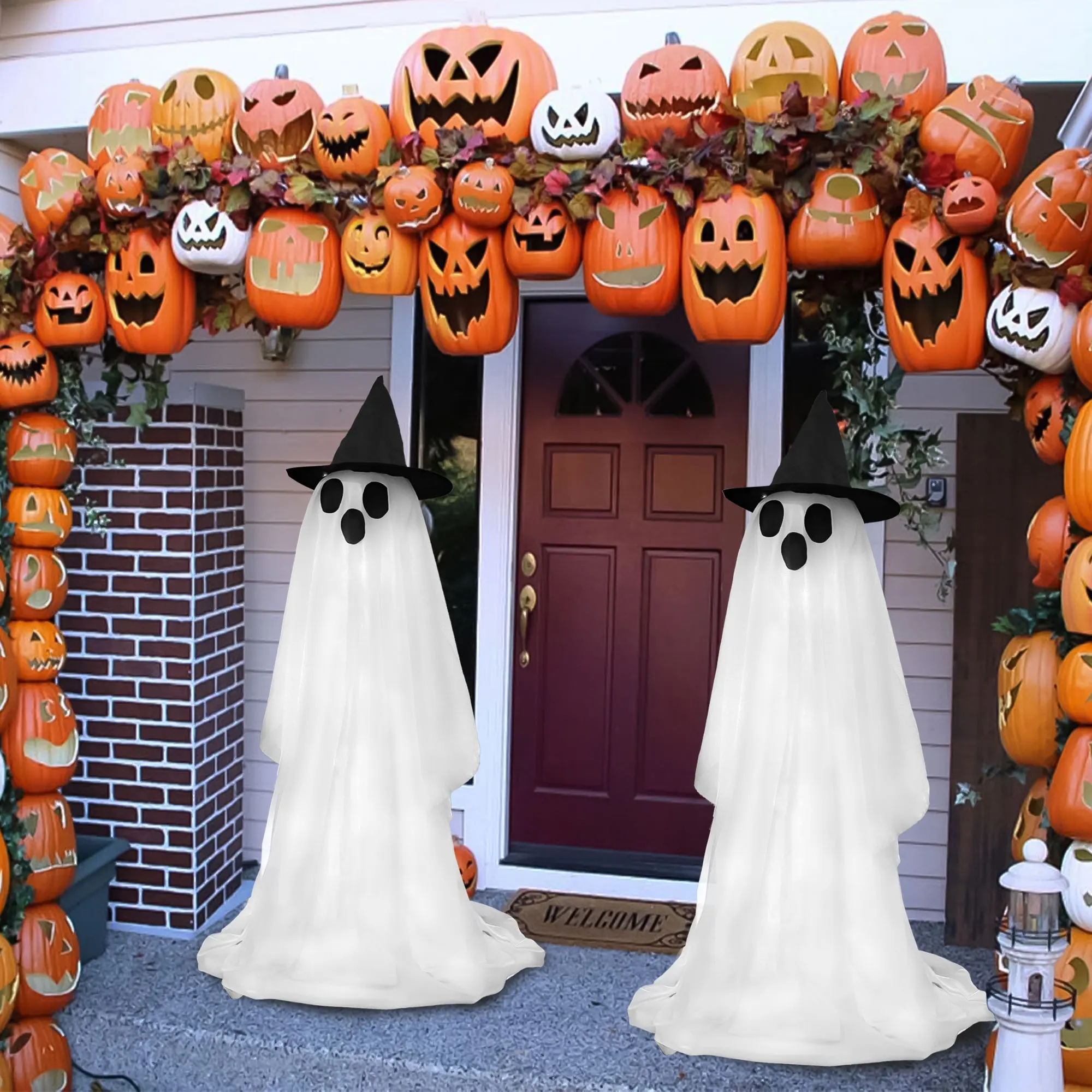 Outdoor Lighting Halloween - Halloween Party Decor Indoor Spooky Ghost