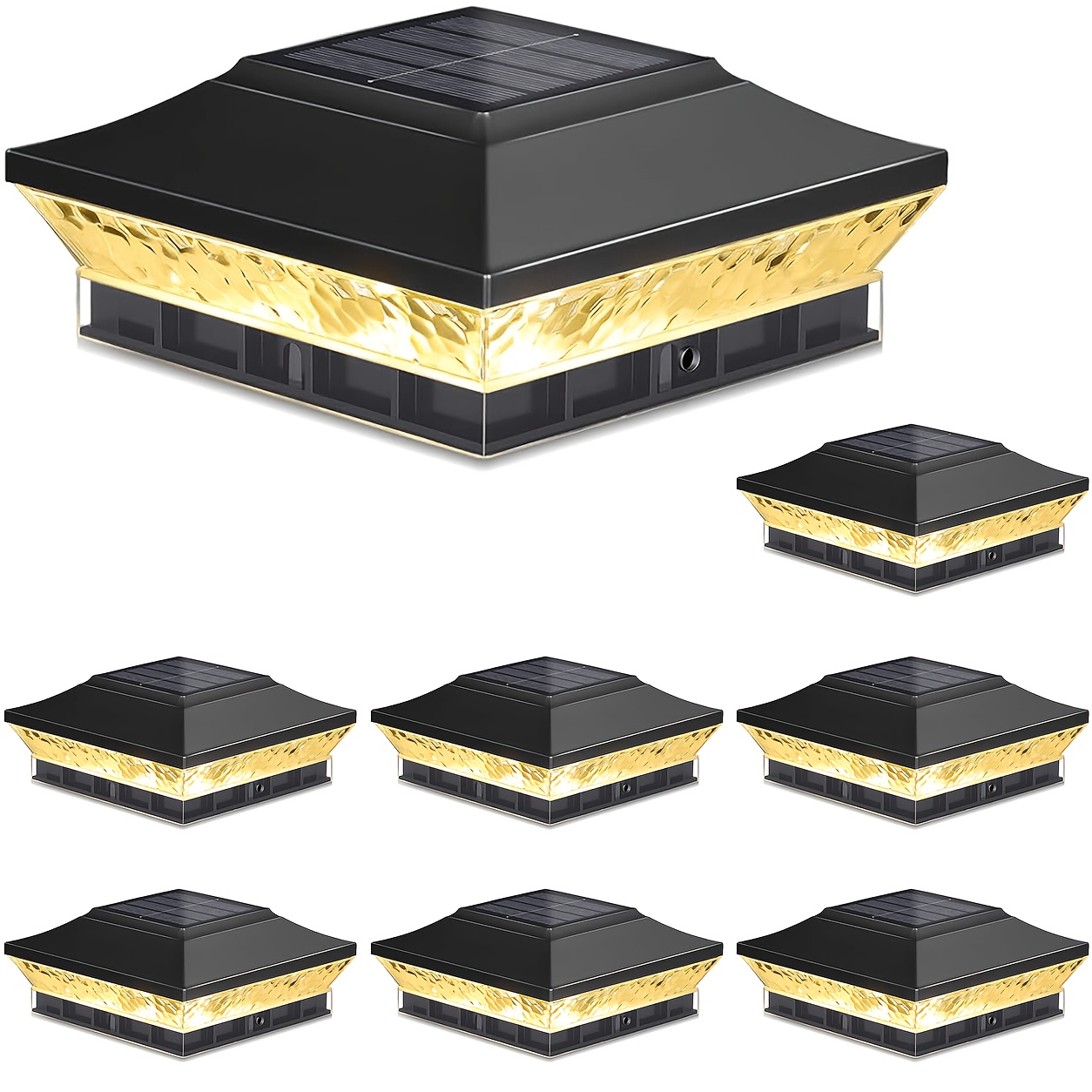 Post Cap Light - 8 Pack/ 12 Pack Solar Post