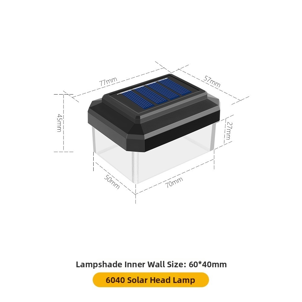 Post Cap Light - IP65 Waterproof Solar LED Post Cap