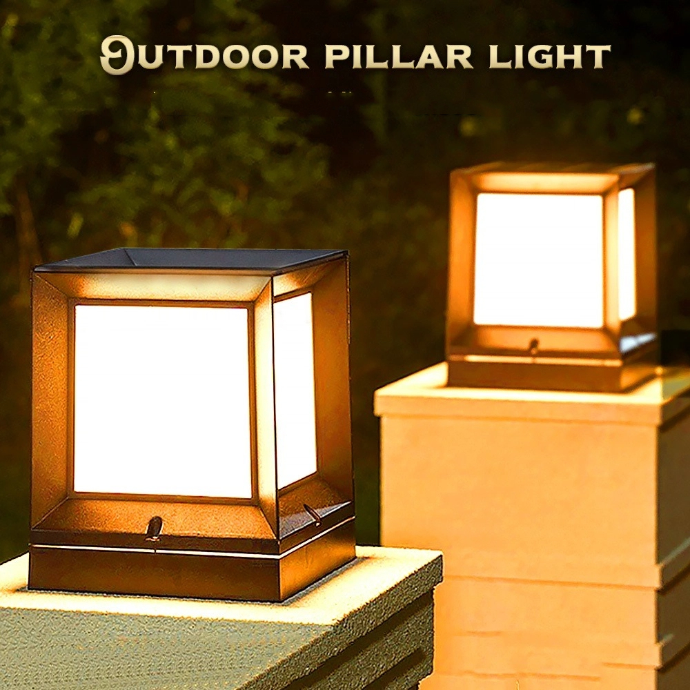 Post Cap Light - Modern E27 Led Outdoor Post Light