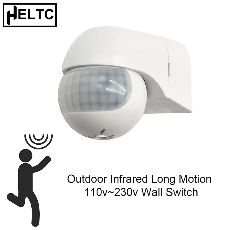 Outdoor Lighting Timer Switch - Outdoor Infrared Long Motion AC100V~240V Wall