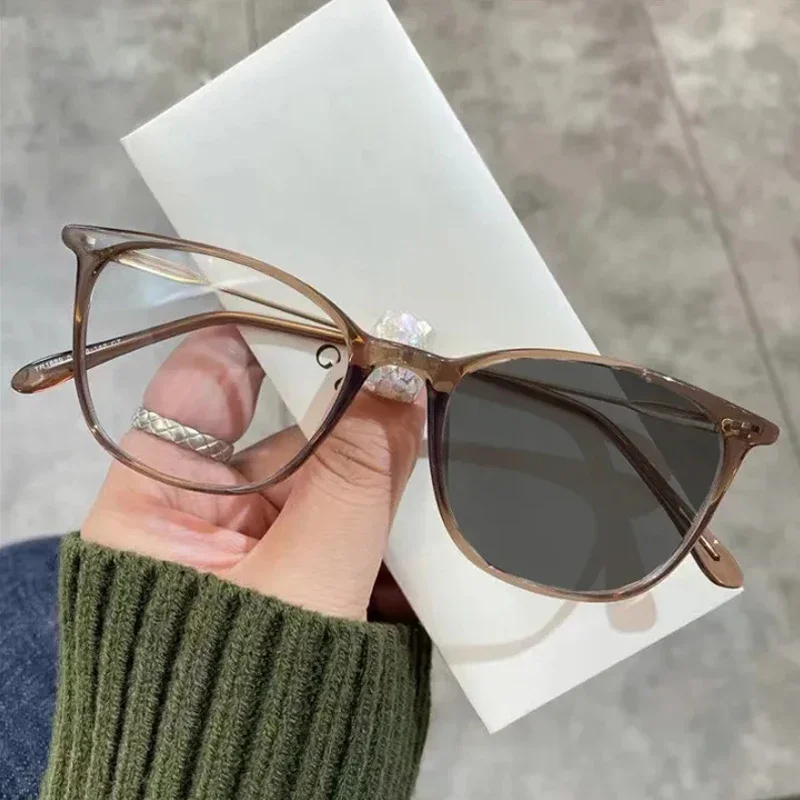 Color Changing Outdoor - Fashion Photochromic Glasses Anti Blue Lights