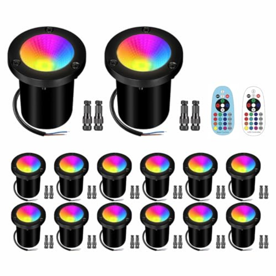 Color Changing Outdoor - Landscape Lighting - 10W RGB In-Ground