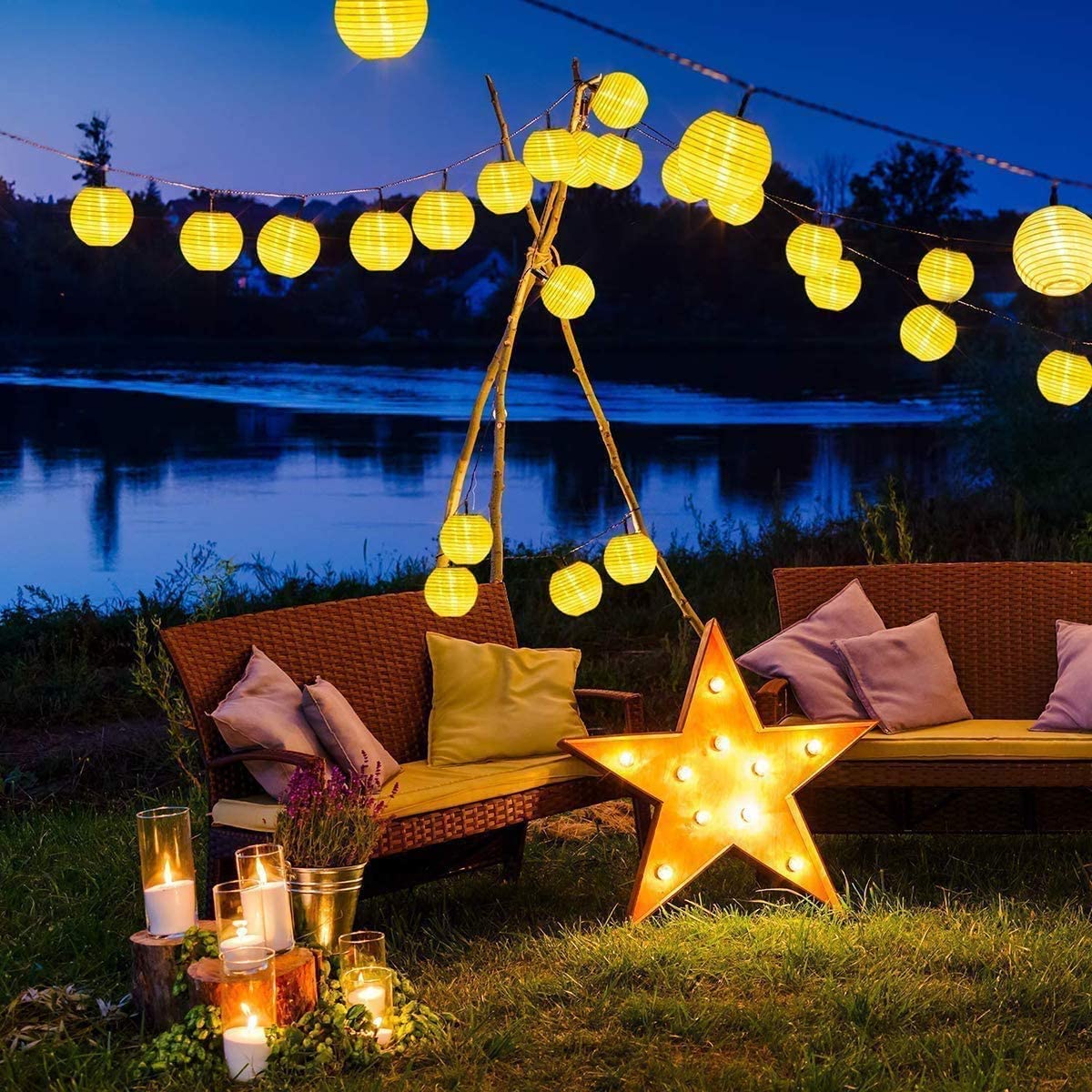 Waterproof Lantern Solar Strin – Outdoor Lighting Driveway Bewertung und Preis