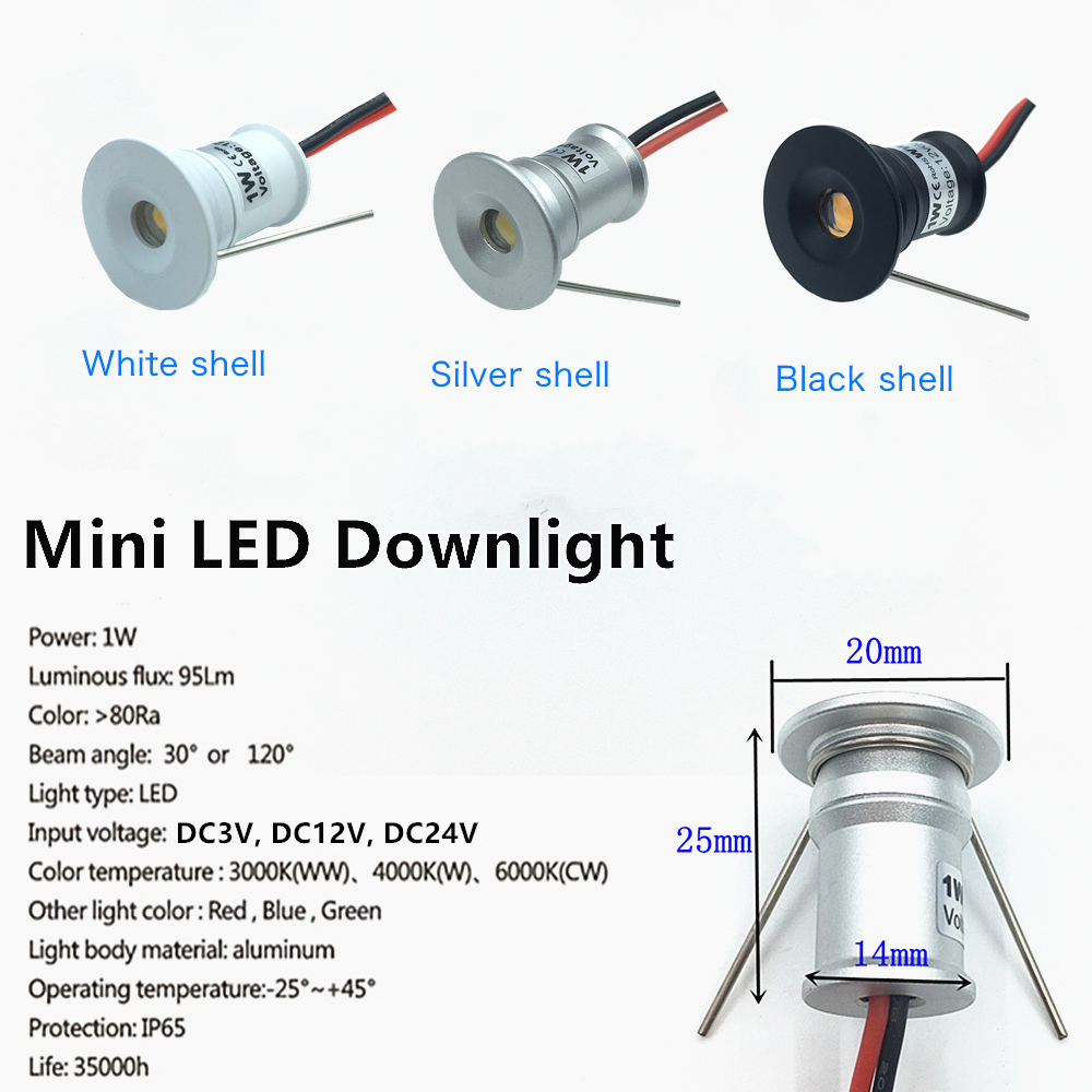 1W Small Downlight Recessed Ce – Outdoor Lighting Restaurant Bewertung und Preis