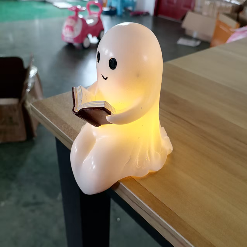 New Cute Ghost Reading Book La – Outdoor Lighting Halloween Bewertung und Preis