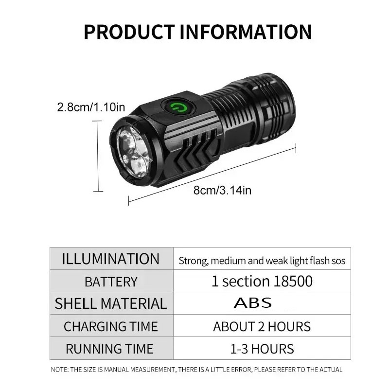 Mini 3 LED Flashlight With Pen – Outdoor Lighting Guide Bewertung und Preis