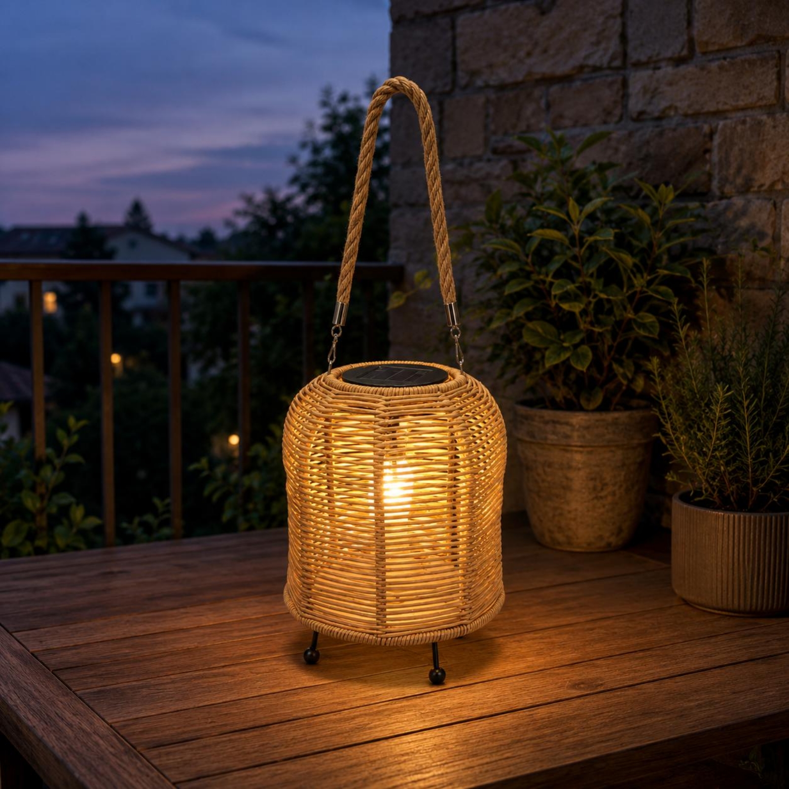 Handwoven Solar Lantern Braide – Outdoor Lighting Restaurant Bewertung und Preis