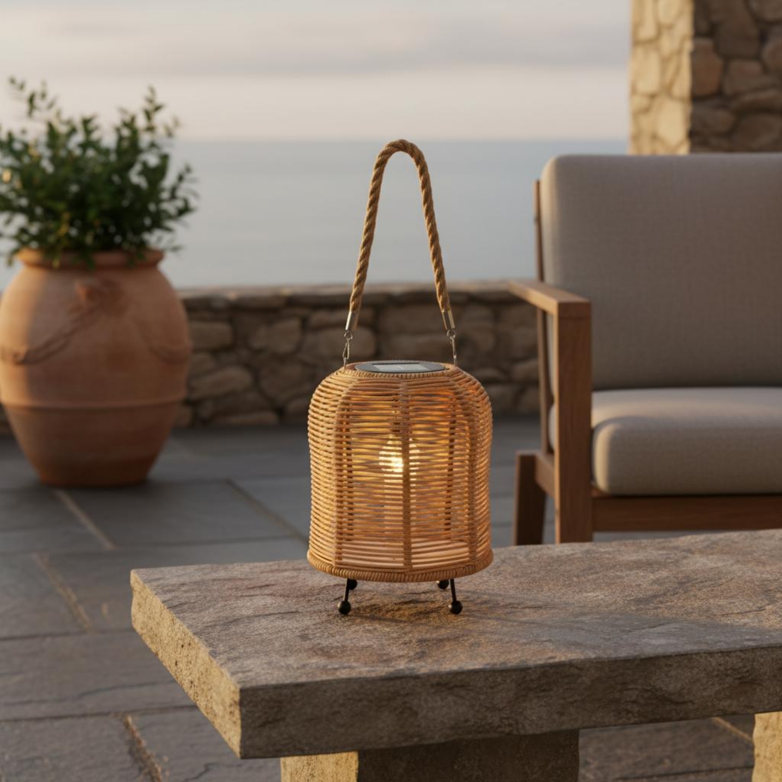 Handwoven Solar Lantern Braide – Outdoor Lighting Restaurant Bewertung und Preis