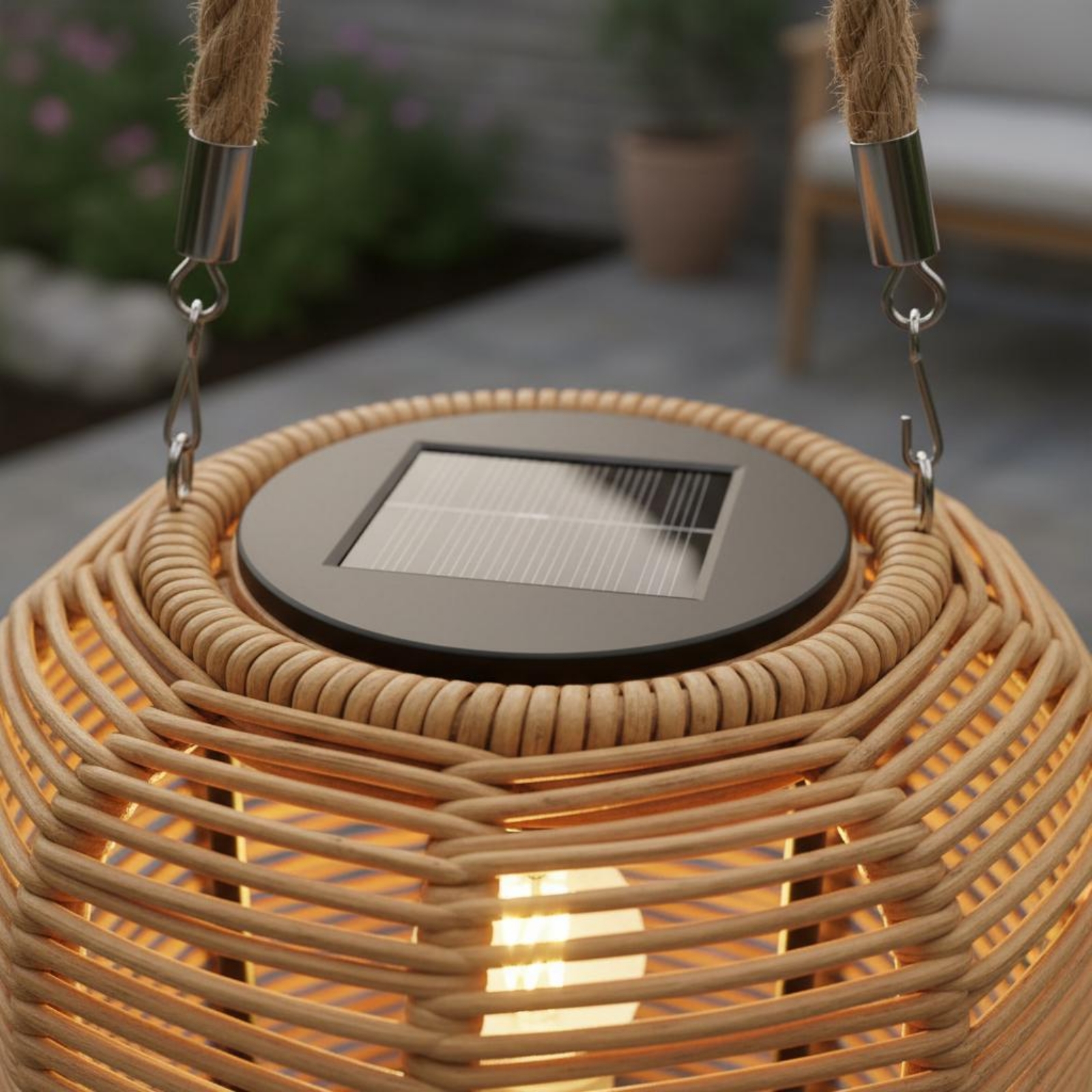 Handwoven Solar Lantern Braide – Outdoor Lighting Restaurant Bewertung und Preis