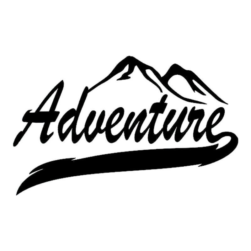 Car Sticker Funny Adventure Ca - Outdoor Adventure Words recensie en prijs