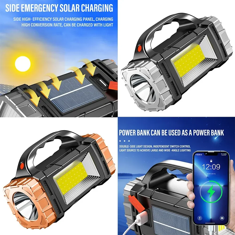 2024 Powerful LED Flashlight U – Fire Torch Solar Bewertung und Preis