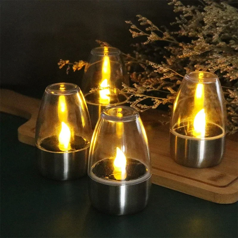 LED Solar Candles Light Flamel – Outdoor Lighting Under Pergola Bewertung und Preis