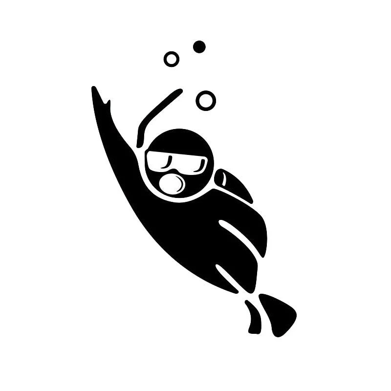 Diving adventure car stickers, - Outdoor Adventure Words recensie en prijs