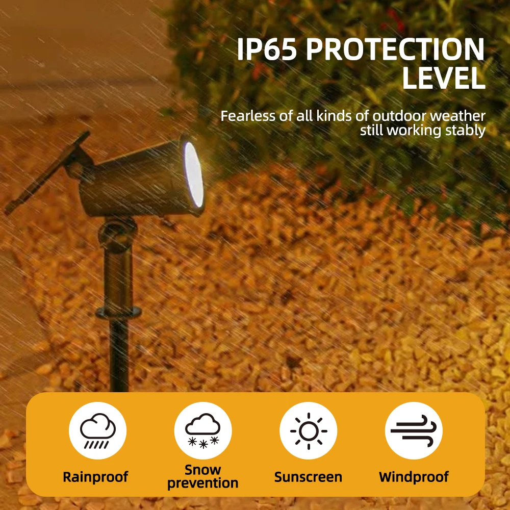1/2PCS Solar Powered 9LED Lamp – Outdoor Lighting Lux Bewertung und Preis
