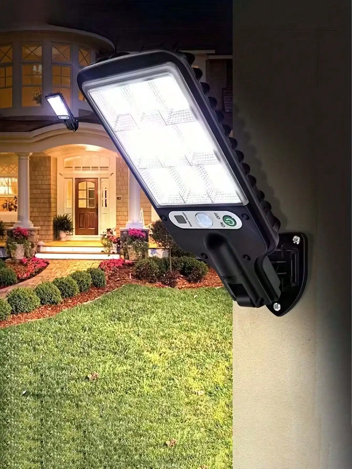 108 COB Solar Sensor Wall Ligh – Wall Lighting Outdoor Bewertung und Preis