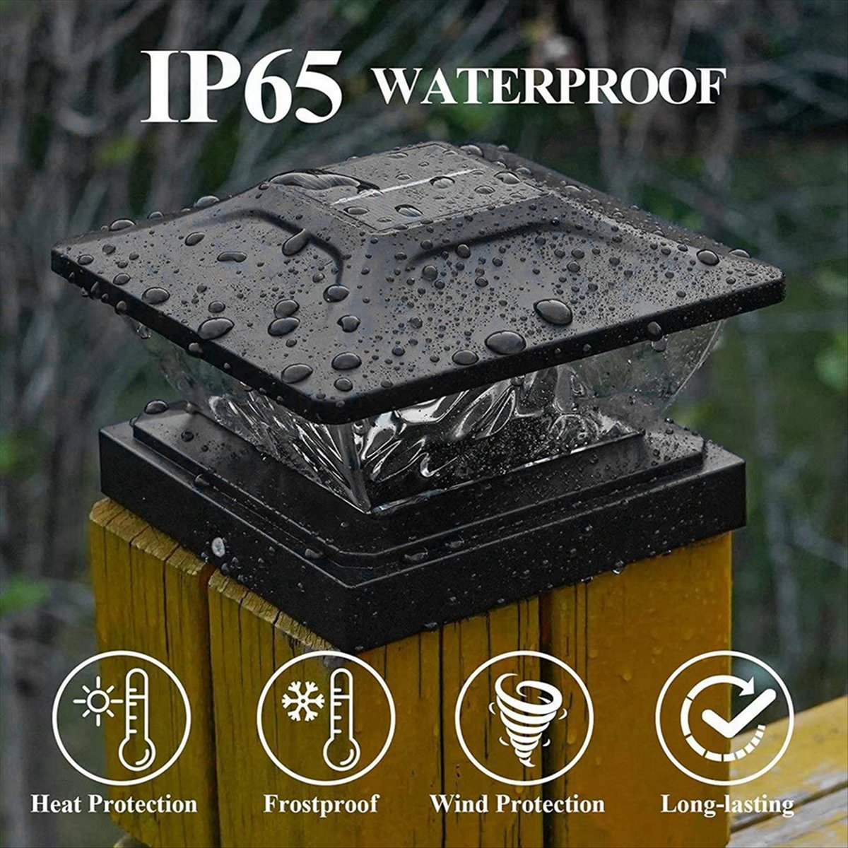 AB52 Outdoor Fence Post Cap Li – Post Cap Light Bewertung und Preis