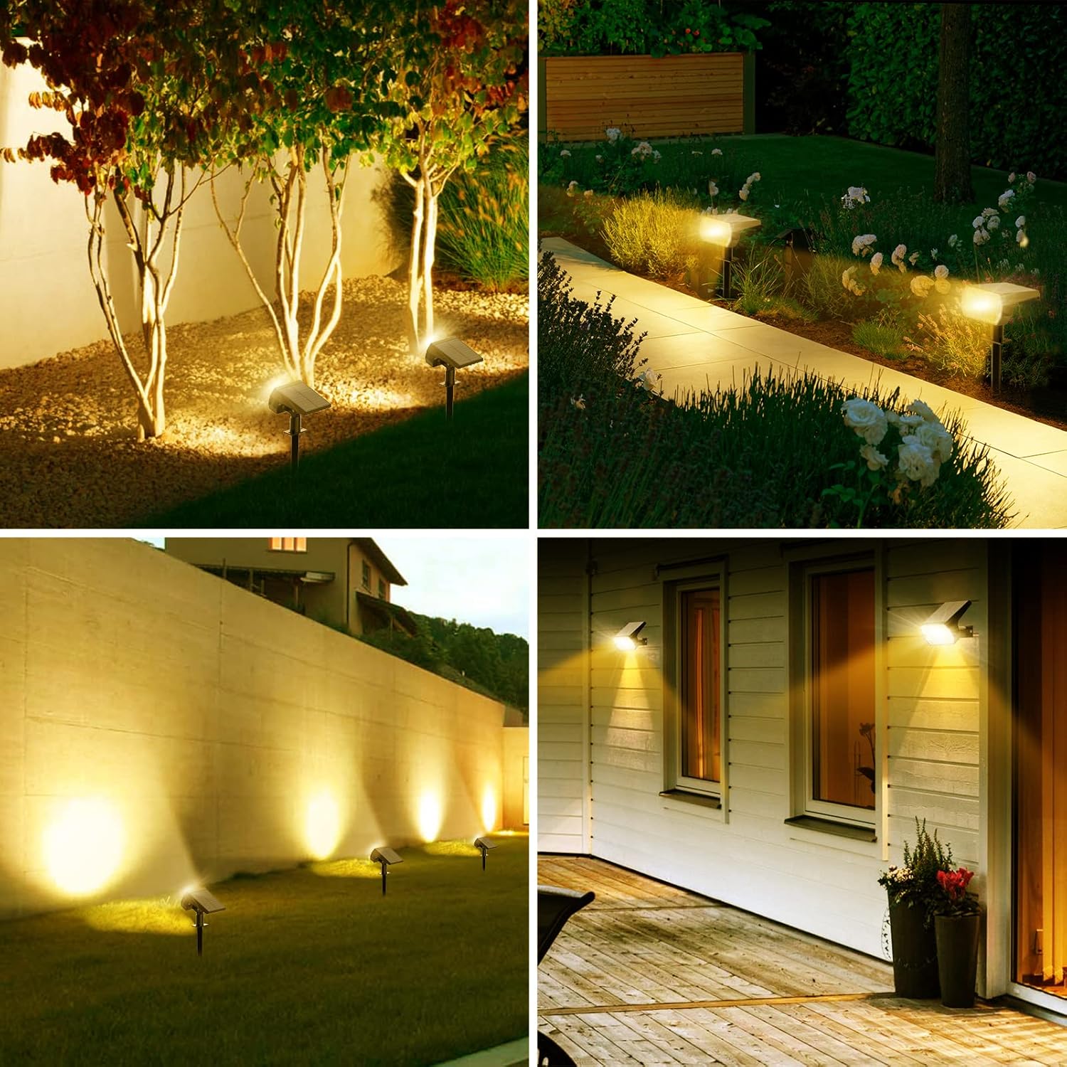 Solar Spot Lights Outdoor 8 Pa – Outdoor Lighting Driveway Bewertung und Preis