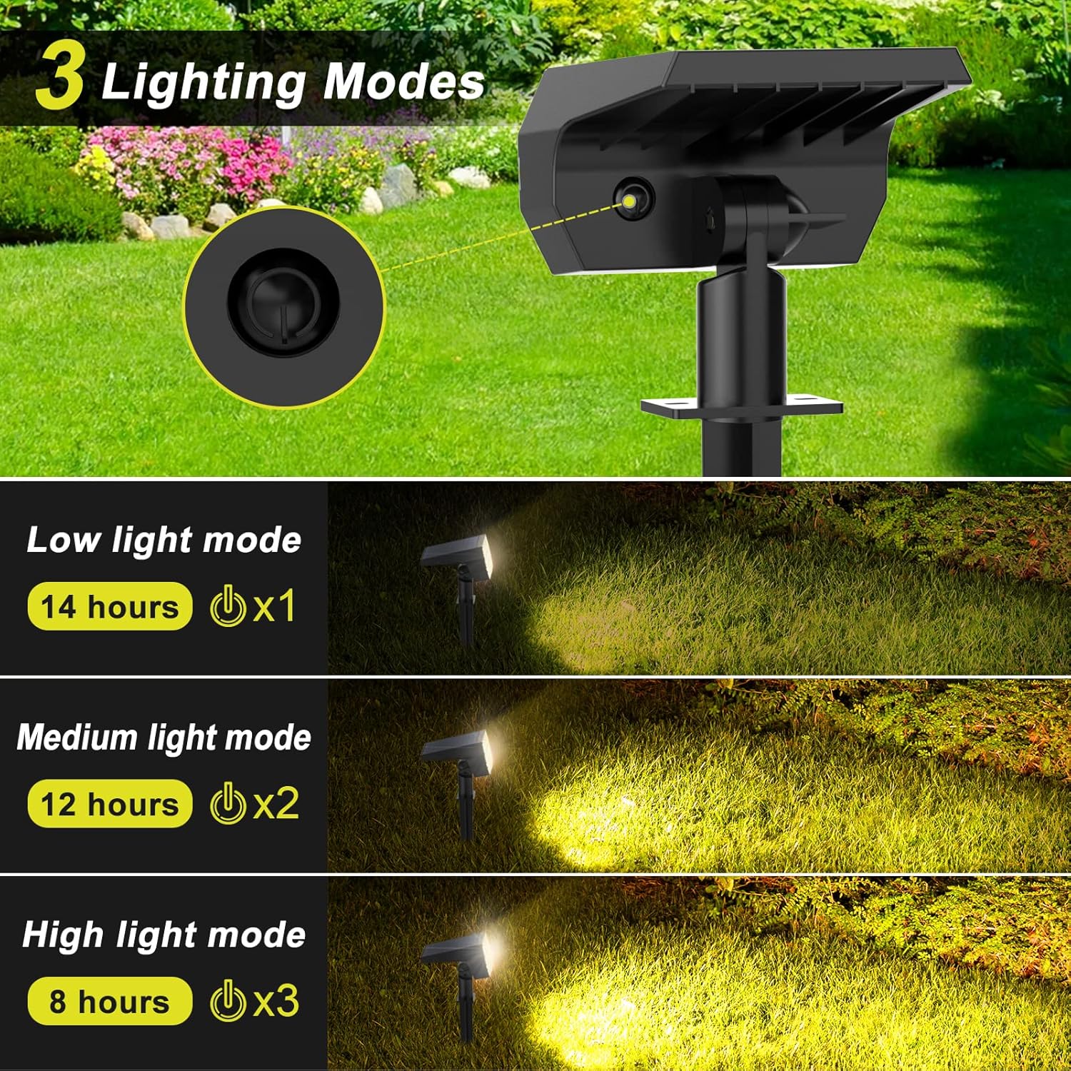 Solar Spot Lights Outdoor 8 Pa – Outdoor Lighting Driveway Bewertung und Preis