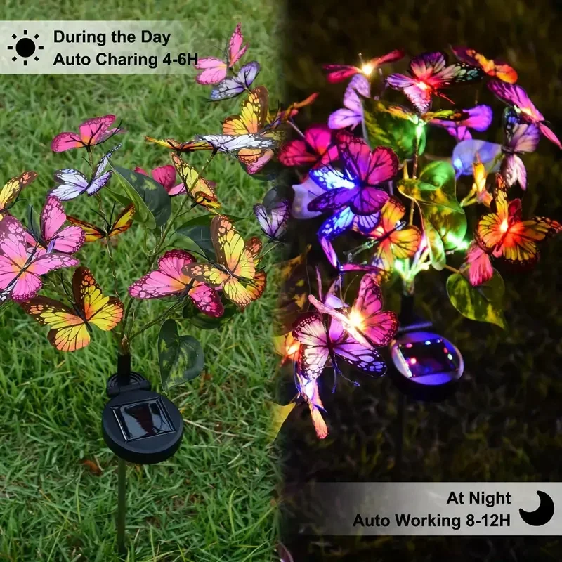 Solar LED Butterfly Garden Lig – Outdoor Lighting Under Pergola Bewertung und Preis