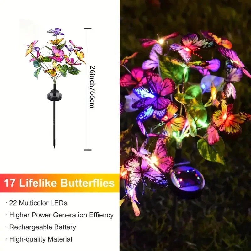 Solar LED Butterfly Garden Lig – Outdoor Lighting Under Pergola Bewertung und Preis