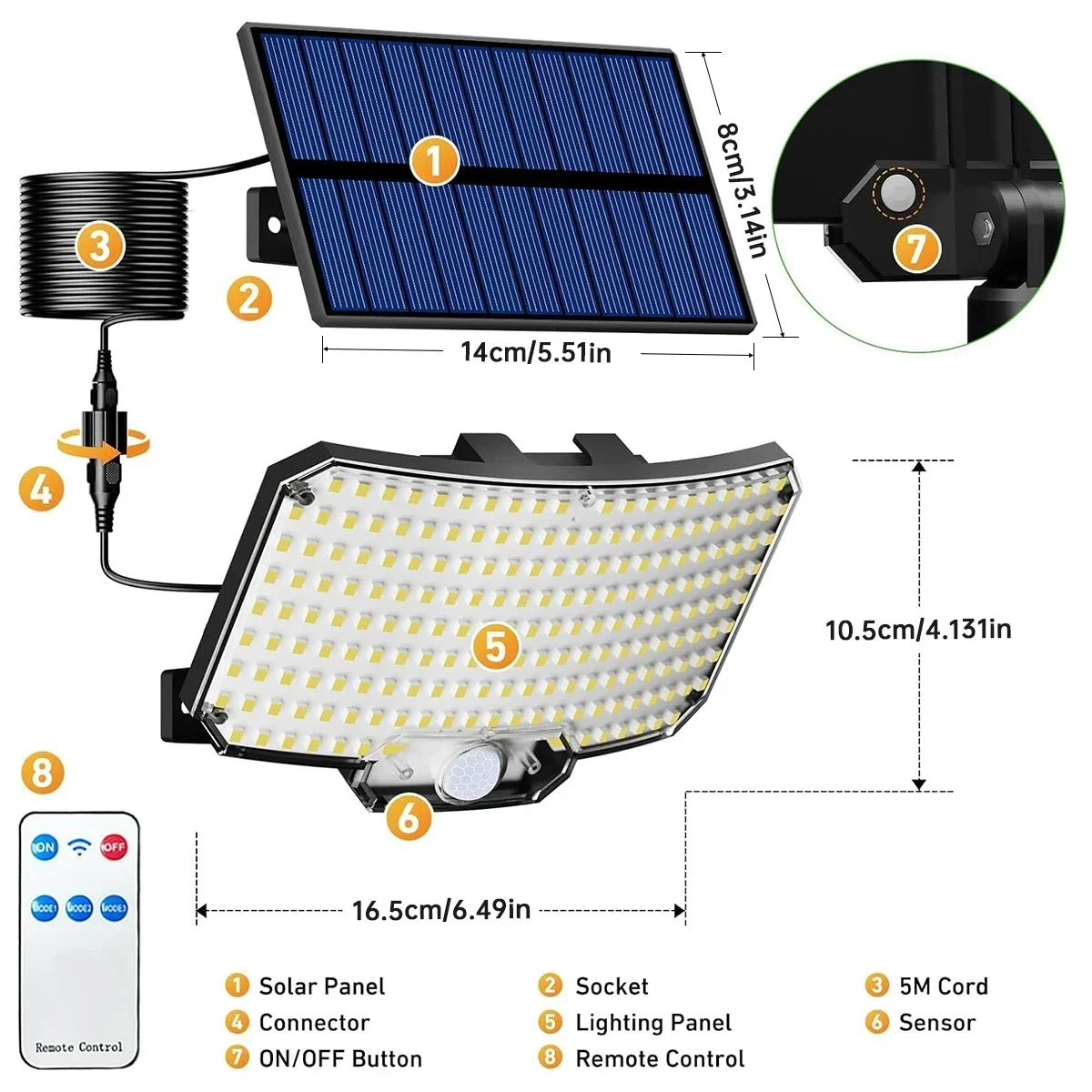 234LED Solar Outdoor Lights Mo – Wall Lighting Outdoor Bewertung und Preis