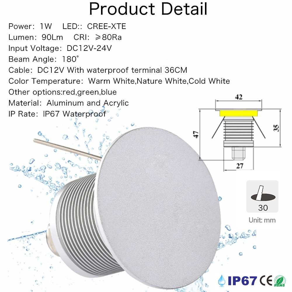 IP67 LED Staircase Wall Lamp O – Outdoor Lighting On Stairs Bewertung und Preis