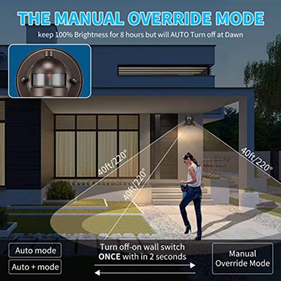 2 Pack Motion Sensor Outdoor L – Wall Lighting Outdoor Bewertung und Preis
