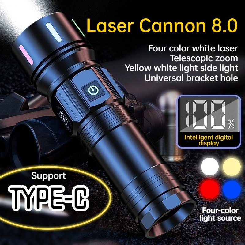 Strong Light LED Flashlight Te – Outdoor Lighting Usb Bewertung und Preis