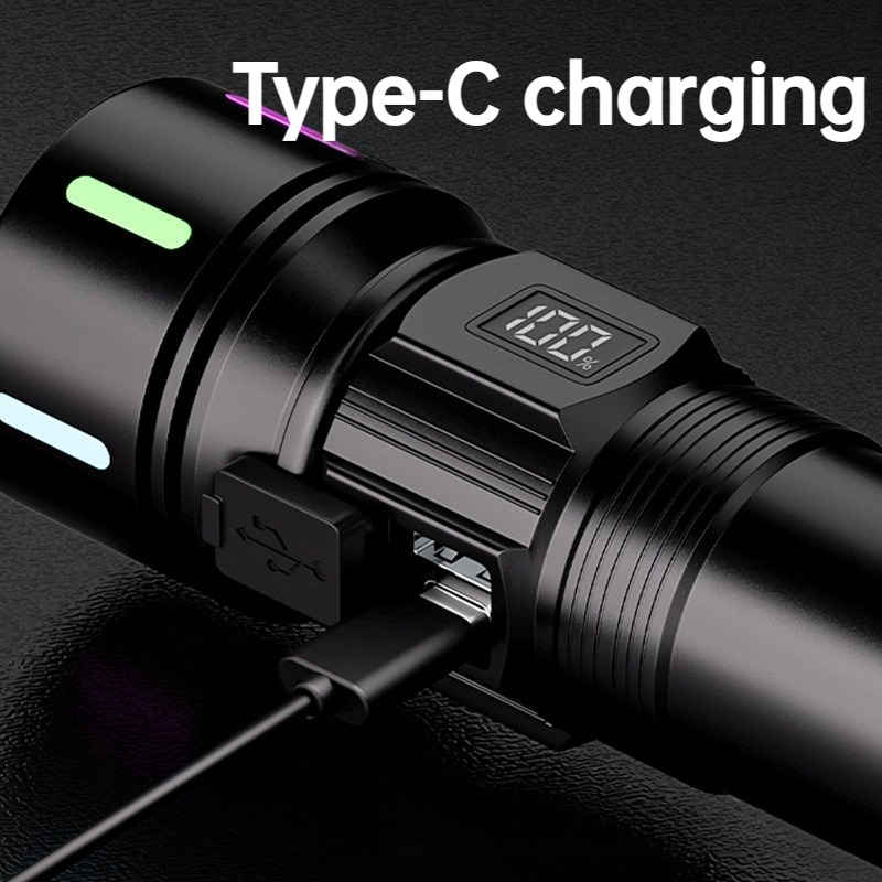 Strong Light LED Flashlight Te – Outdoor Lighting Usb Bewertung und Preis