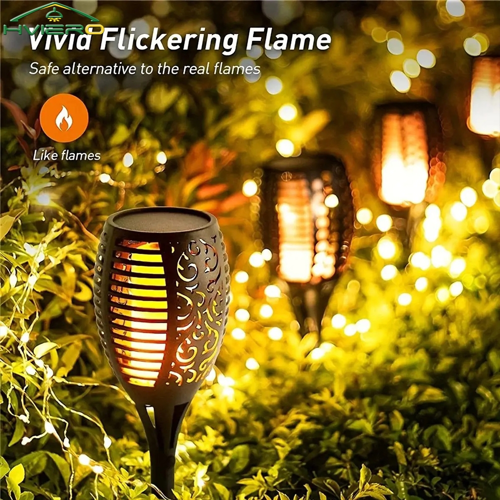 1/2/4/6/8/10/12X Solar Flame T – Fire Torch Solar Bewertung und Preis