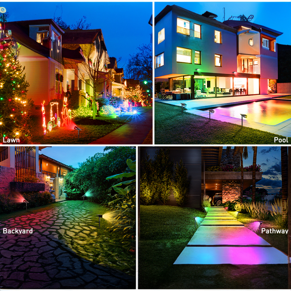 1/2/4PCS Solar SpotLights, Out – Color Changing Outdoor Bewertung und Preis
