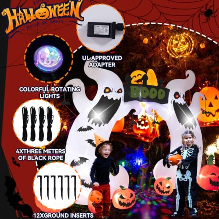 Halloween Inflatable, 16 FT Gi – Outdoor Lighting Halloween Bewertung und Preis