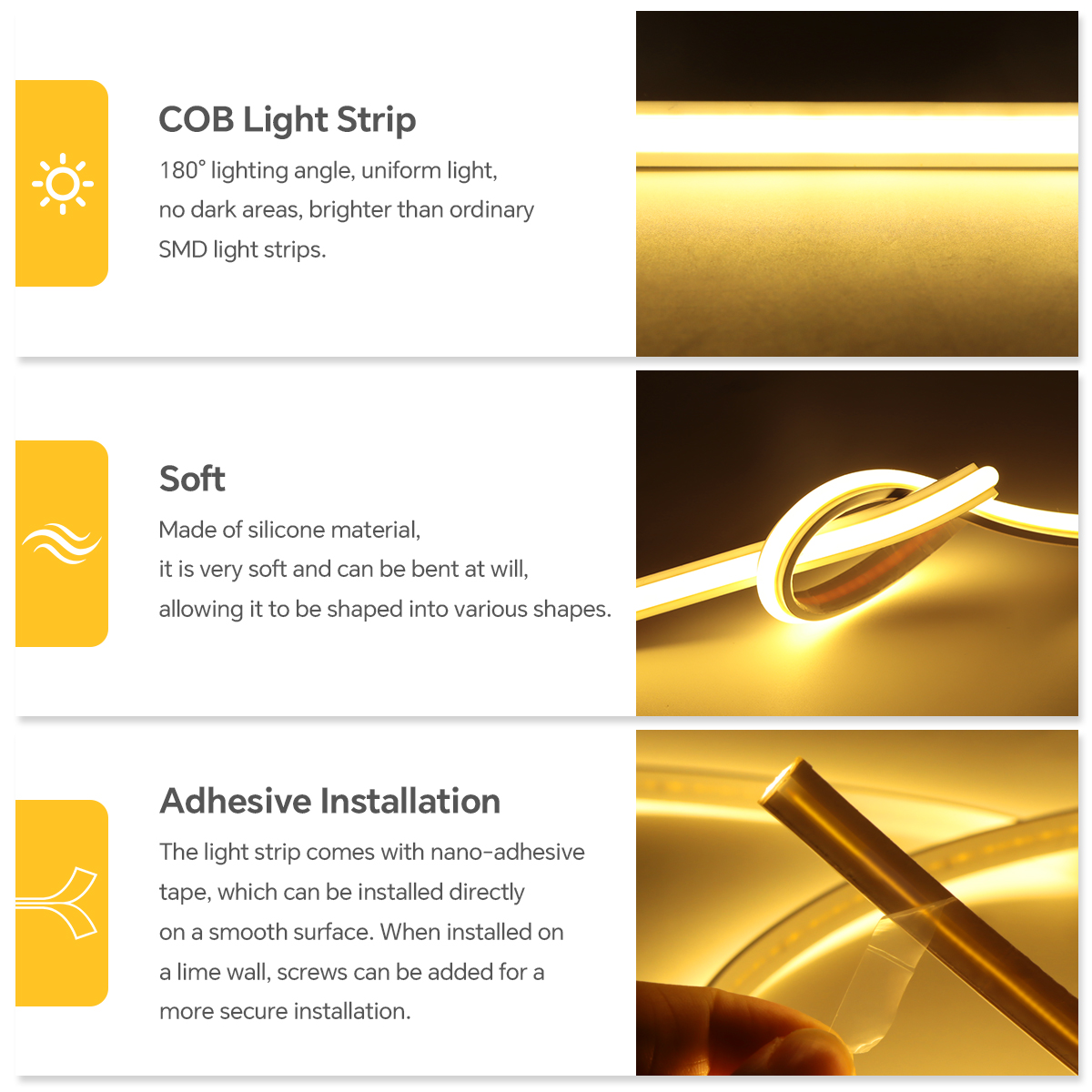 220V COB Led Strip High Densit – Outdoor Lighting Restaurant Bewertung und Preis