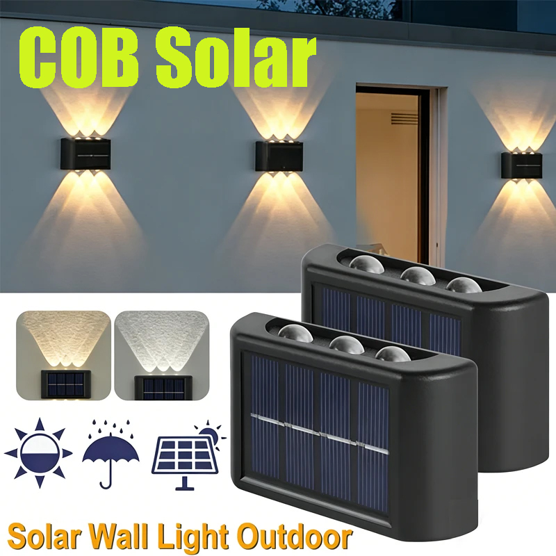 COB Solar Wall Lamp Outdoor Wa – Wall Lighting Outdoor Bewertung und Preis