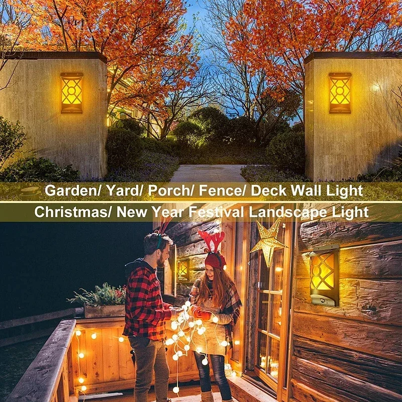 1/2/3/4Pcs 96LED Solar Flame L – Fire Torch Solar Bewertung und Preis