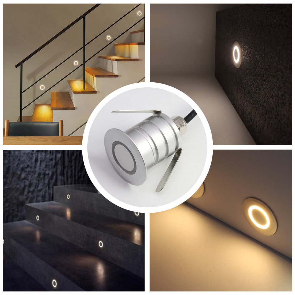 1W Round Wall Lamp Led Indoor  – Outdoor Lighting On Stairs Bewertung und Preis