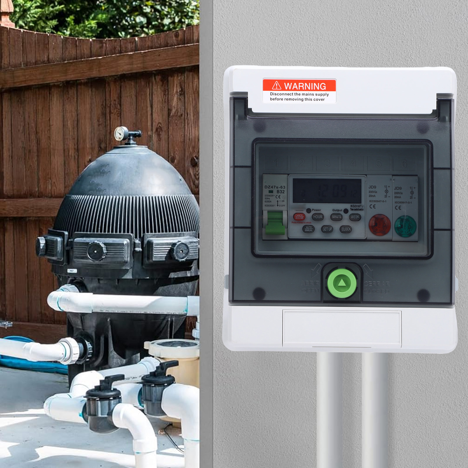 Outdoor Water Proof Distributi – Outdoor Lighting Timer Switch Bewertung und Preis