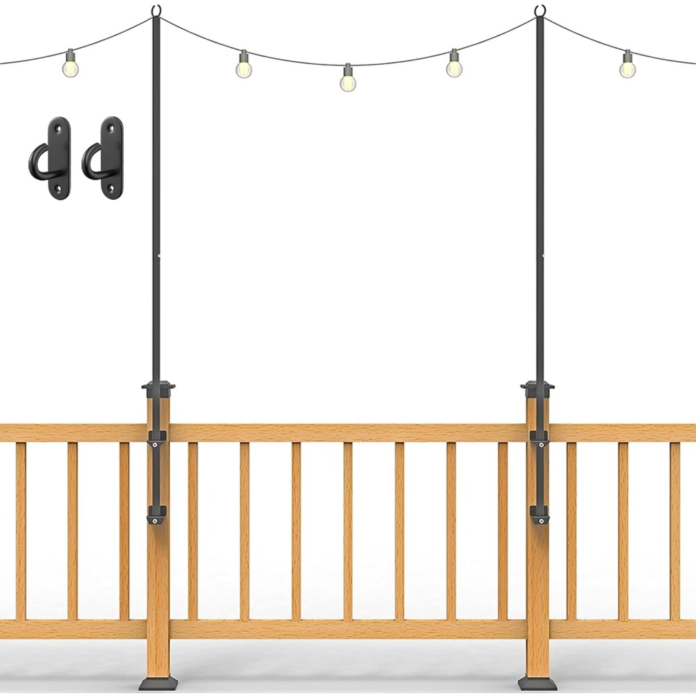 2 pack string light poles - st – Wall Lighting Outdoor Bewertung und Preis