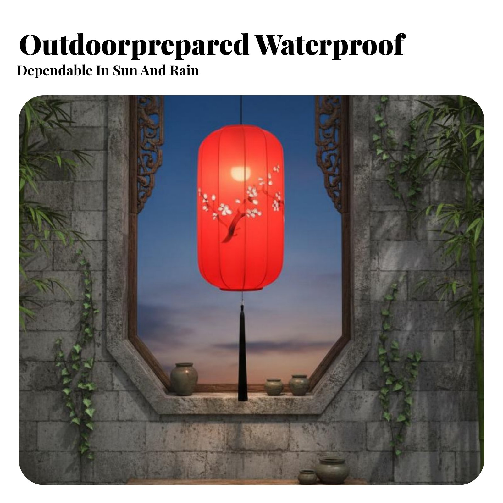 Hand-Painted Chinese Lantern,  – Outdoor Lighting Restaurant Bewertung und Preis