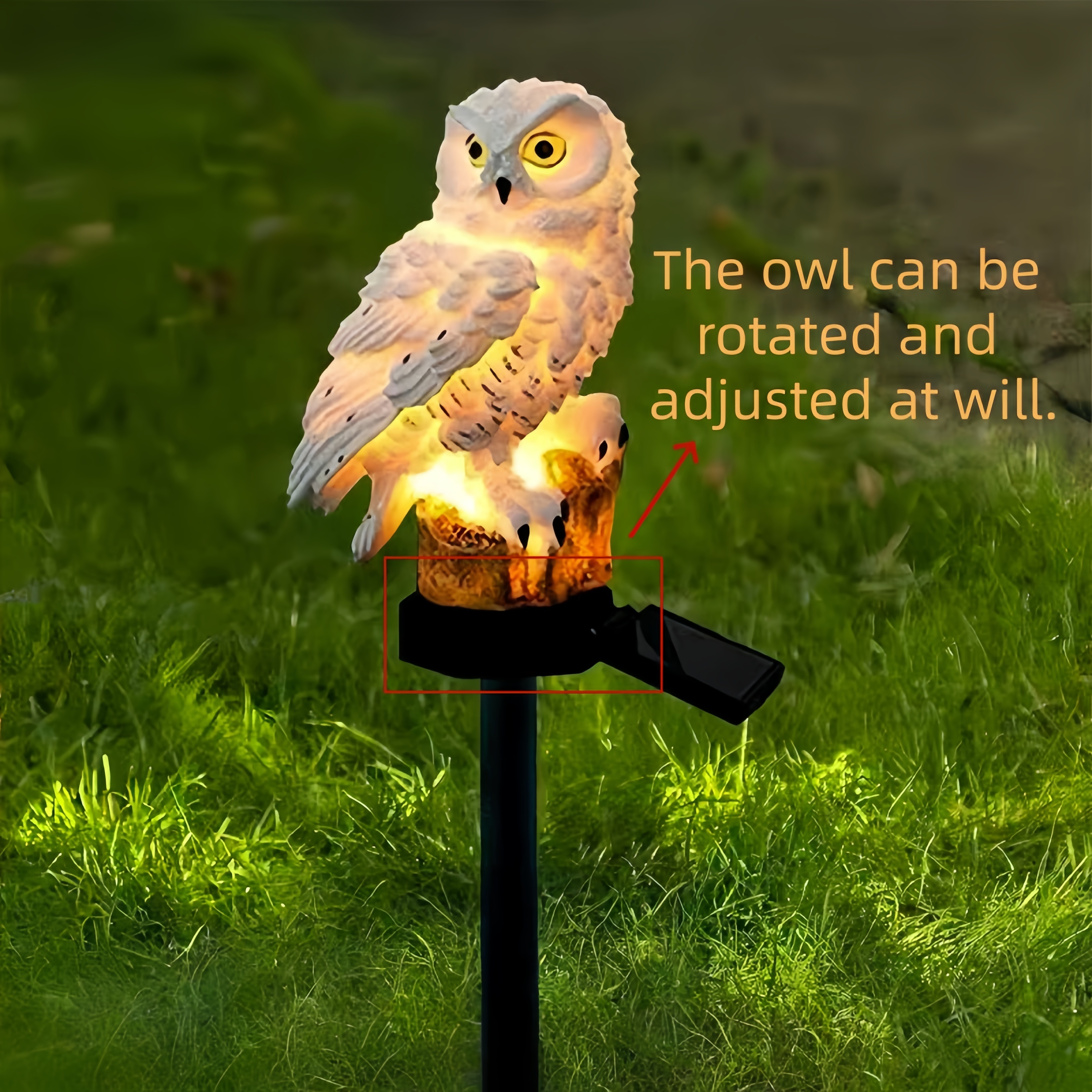 Solar Owl Garden Stake Light O – Outdoor Lighting Under Pergola Bewertung und Preis