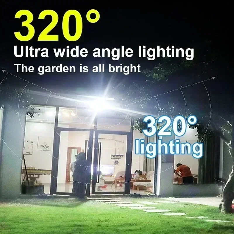 12000LM Powerful Solar Wall La – Outdoor Lighting Under Pergola Bewertung und Preis