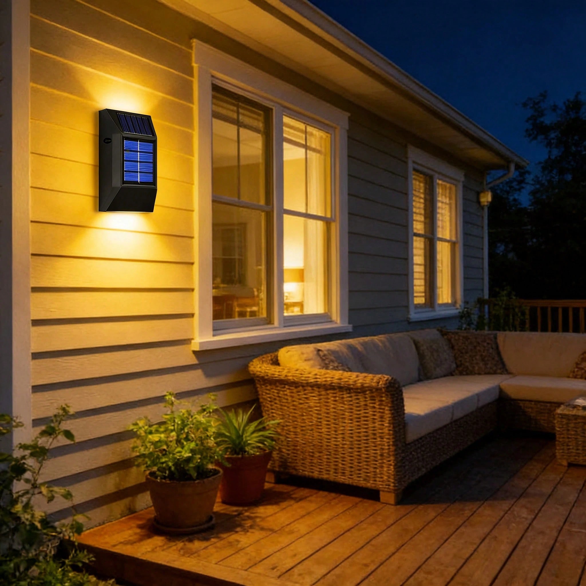 2 Pack Solar Powered LED Step  – Outdoor Lighting On Stairs Bewertung und Preis