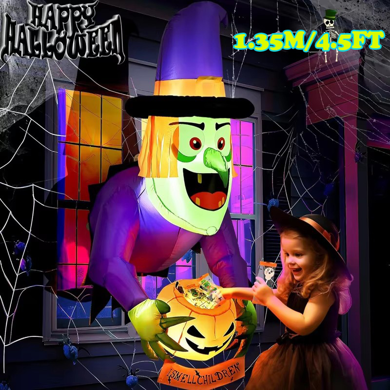 4.5FT/1.35M Halloween Decor In – Outdoor Lighting Halloween Bewertung und Preis