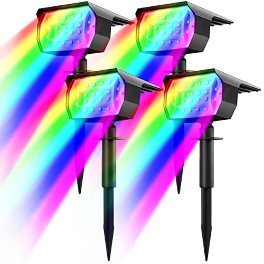 Solar Spot Lights Outdoor Colo – Color Changing Outdoor Bewertung und Preis
