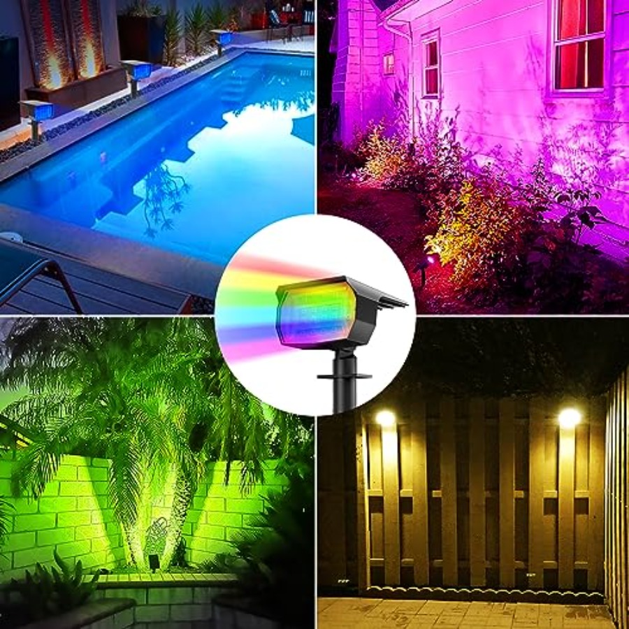 Solar Spot Lights Outdoor Colo – Color Changing Outdoor Bewertung und Preis