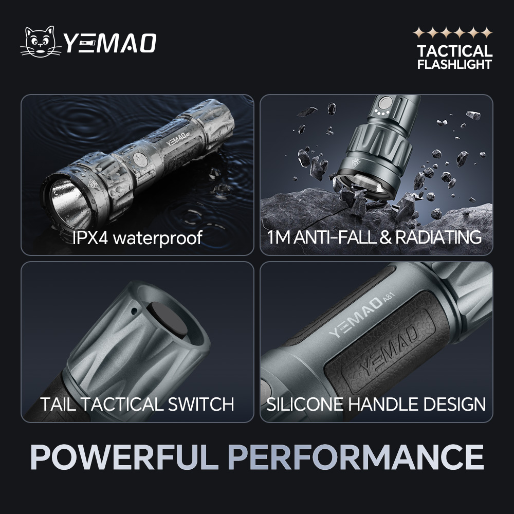 YEMAO-A81 6210LM Flashlight, U – Outdoor Lighting Usb Bewertung und Preis