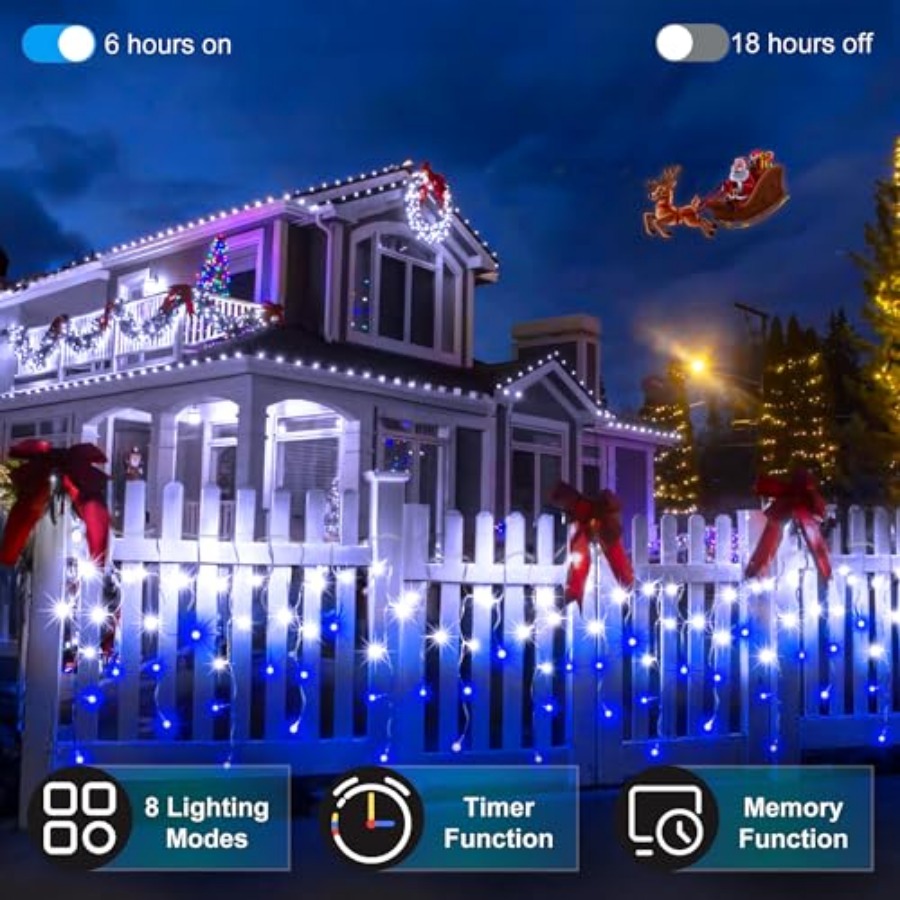 612 LED 60Feet Christmas Light – Outdoor Lighting For Christmas Bewertung und Preis