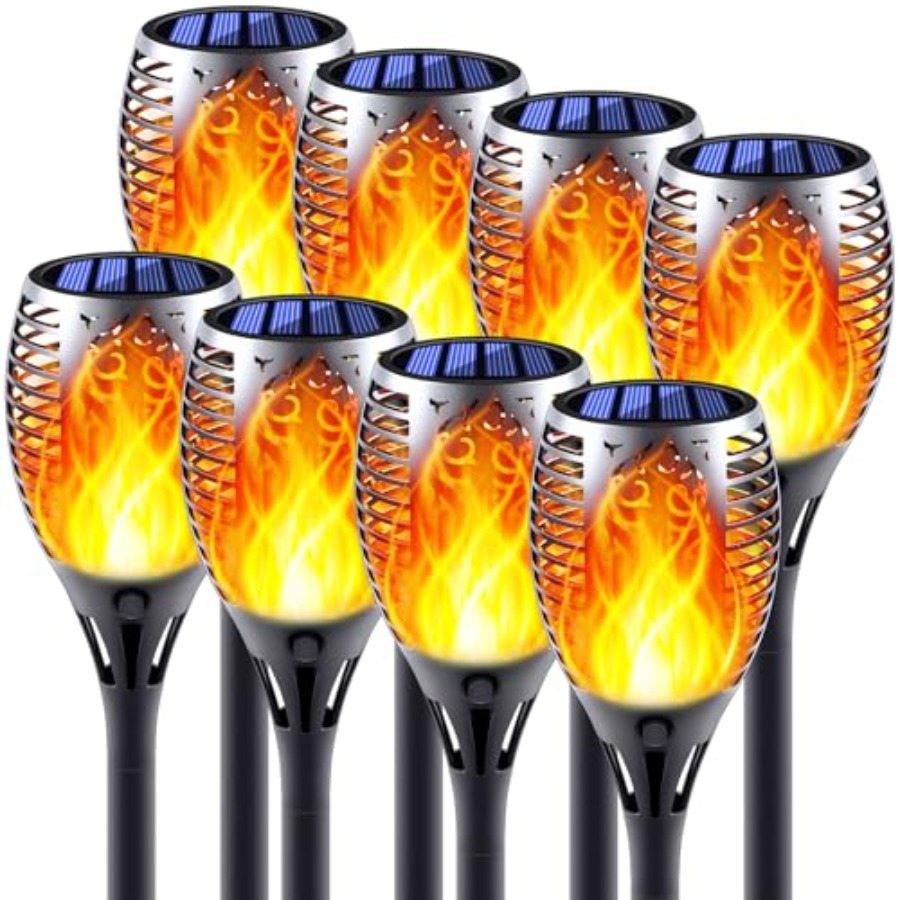 Solar Torch Lights with Flicke – Fire Torch Solar Bewertung und Preis
